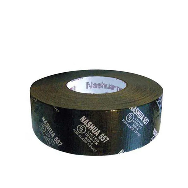 557 Pro-Grade UL Listed Black Duct Tape - 2" x 60 Yds