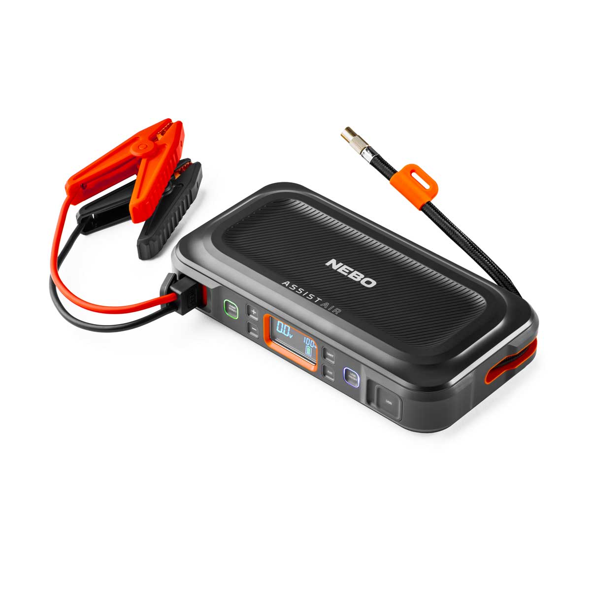 Assist Jump Starter, Air Compressor, Power Bank & Flood Light