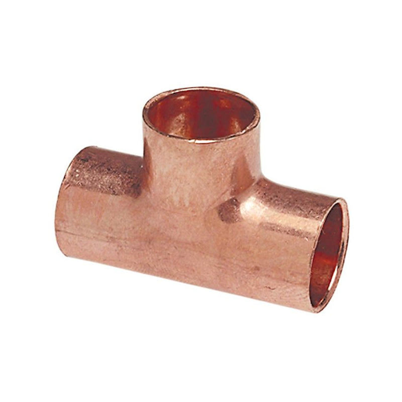 1-1/4" x 1" x 3/4" Tee C x C x C - Wrot Copper, 611