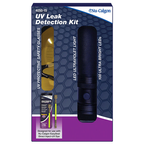 4050-15 - UV Leak Detection Kit - UV Flashlight and Glasses