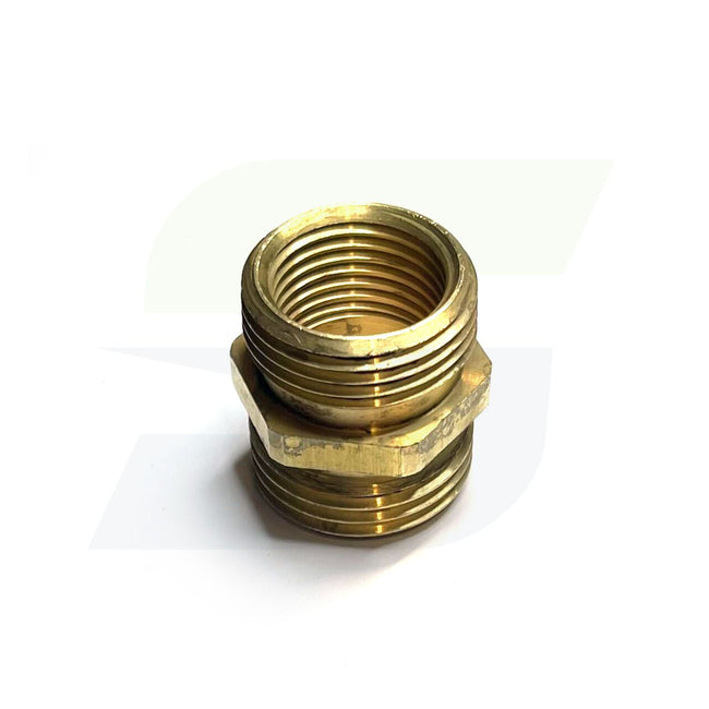 2140 - Brass Hose to Pipe Adapter - 3/4" MHT x 3/4" MPT