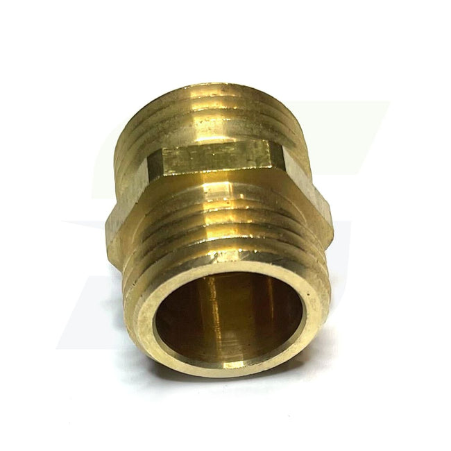 2151 - Brass Hose to Pipe Adapter - Male Hose to Female Pipe - 3/4" MHT x 1/2" FPT