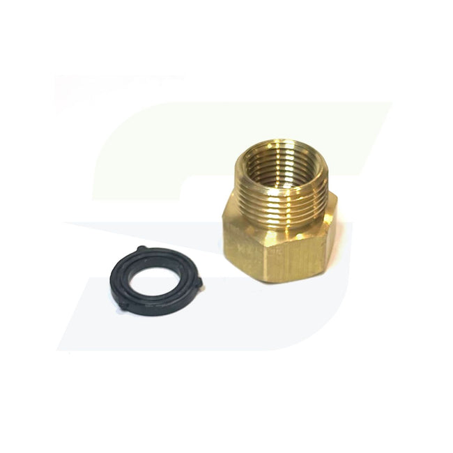 2150 - Brass Hose to Pipe Adapter - Female Hose to Male Pipe - 3/4" FHT x 3/4" MPT