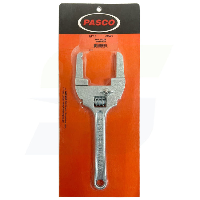 4571 - 10" Adjustable Spud Wrench for Slip Nuts, Locknuts & Strainers