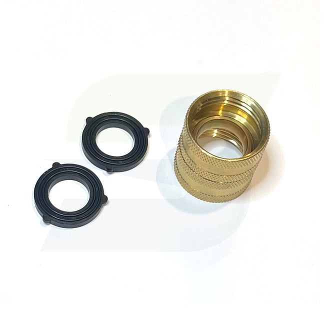 2153 - Dual Swivel Female Hose Adapter - 3/4"