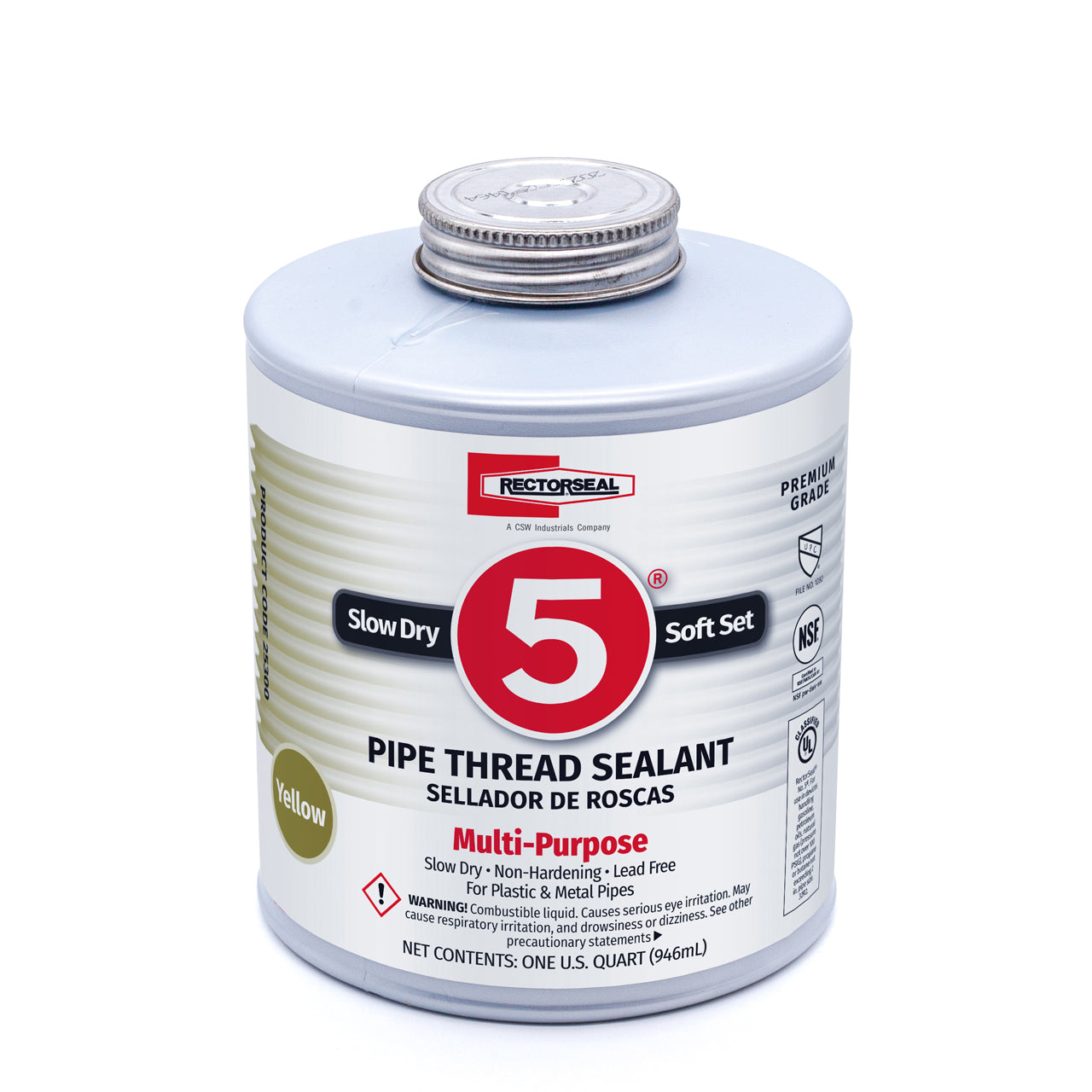 25300 - No. 5 Pipe Thread Sealant - 1 Quart