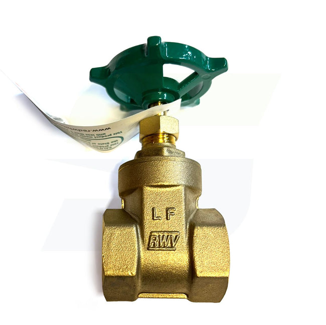 RW267AB-1 - Lead Free Brass Gate Valve - 1" FNPT