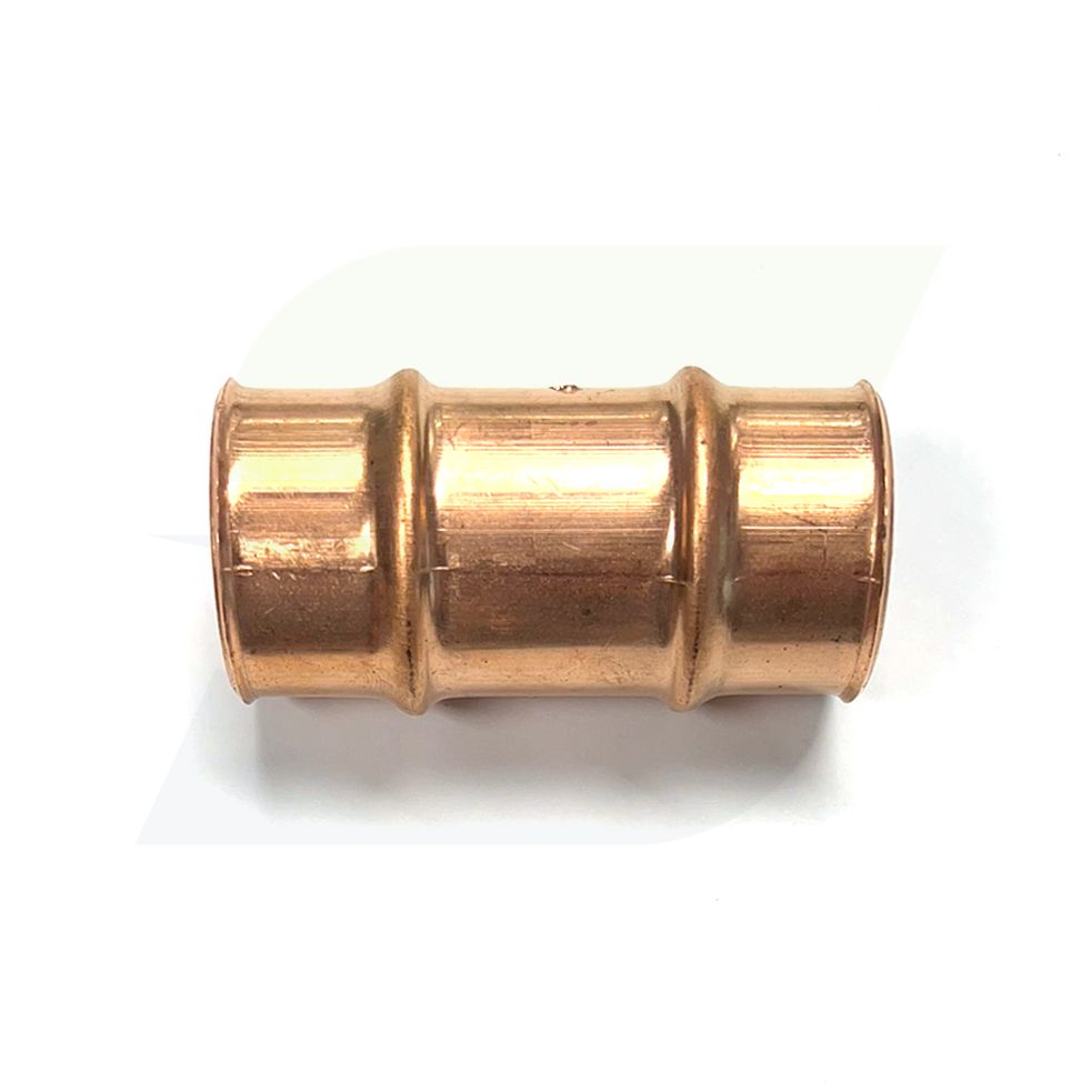 1-1/8" Refrigerant Copper Press Coupling with Stops