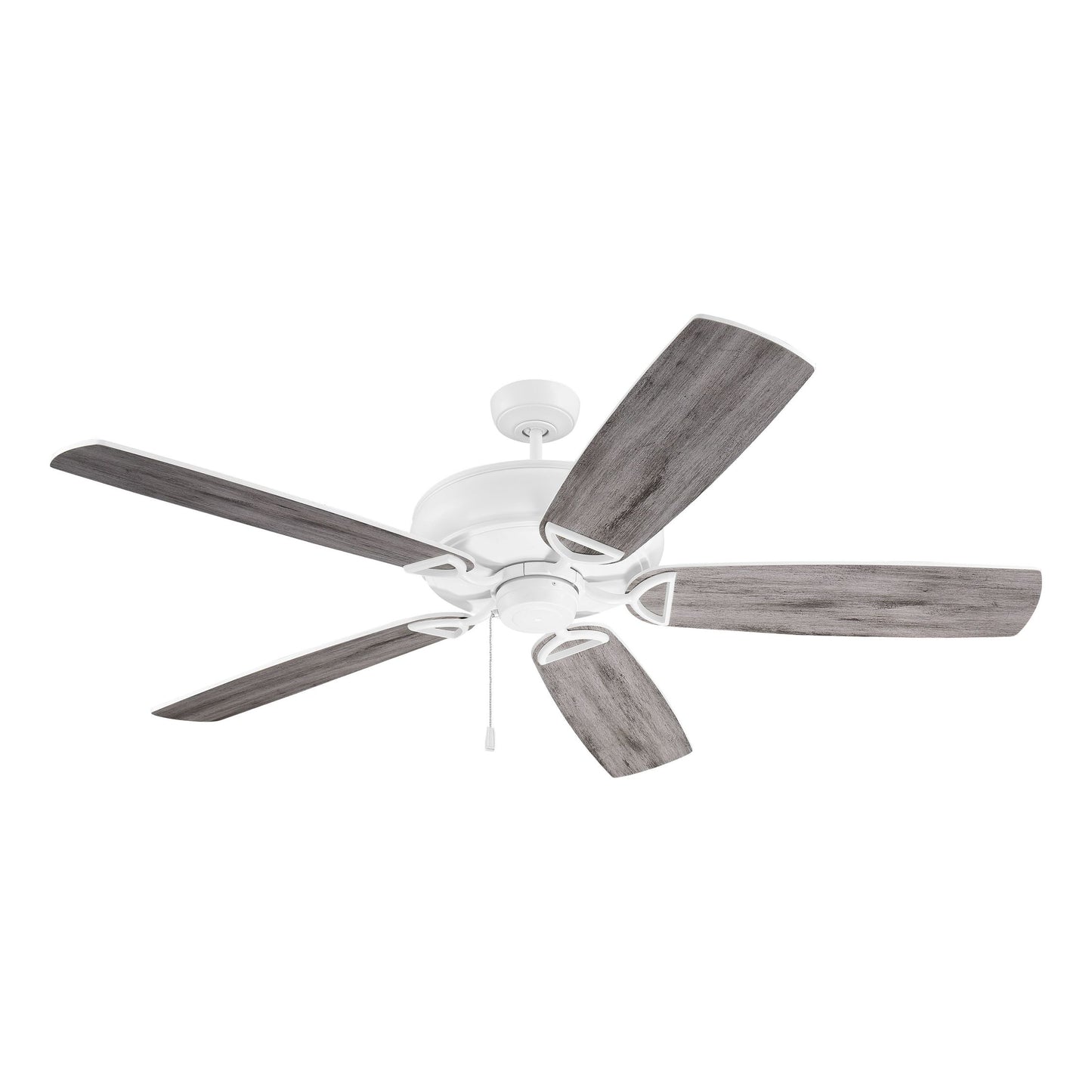 SAP56MWW5 - Supreme Air Plus 56" 5 Blade Indoor / Outdoor Ceiling Fan - Pull Chain - Matte White