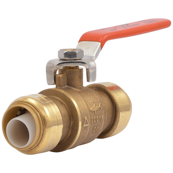 22185-0000LF - 3/4" Push-to-Connect Lead Free Brass Ball Valve