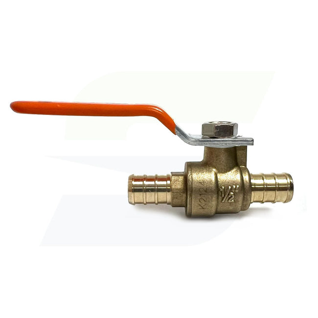 22461LF - 1/2" Brass Crimp Ball Valve Lead Free