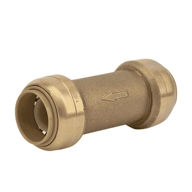 U2016-0000LF - 3/4" In-Line Check Valve- Brass Lead Free