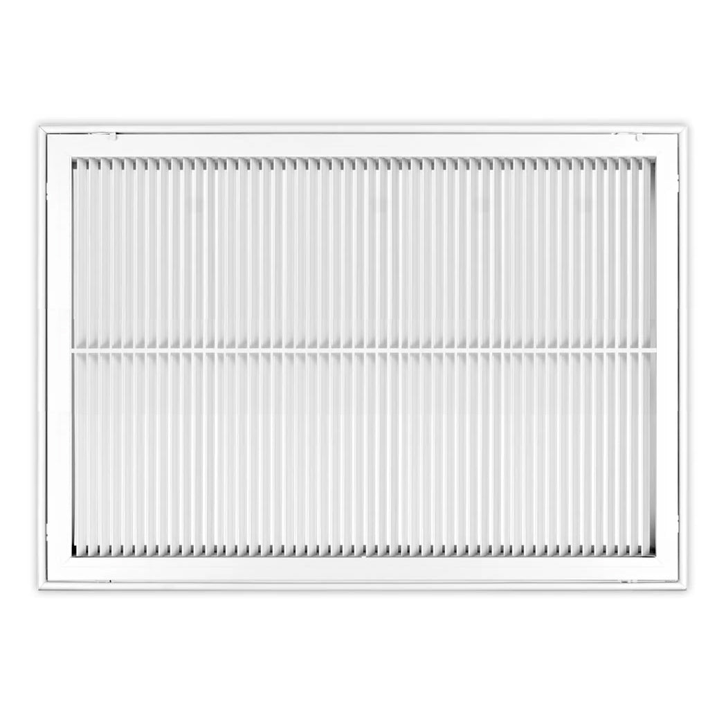 936FG1-25X20 - 45 Degree  Fixed Steel Blade 1" Filter Grille