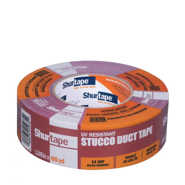 PC 667 Specialty Grade Red Outdoor Stucco Cloth Duct Tape - 2" x 60 yds