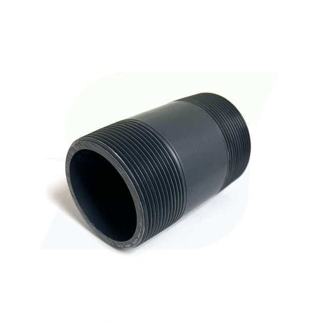 887-030 - Schedule 80 PVC Threaded Nipple - 2" x 3"