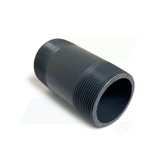 887-040 - Schedule 80 PVC Threaded Nipple - 2" x 4"