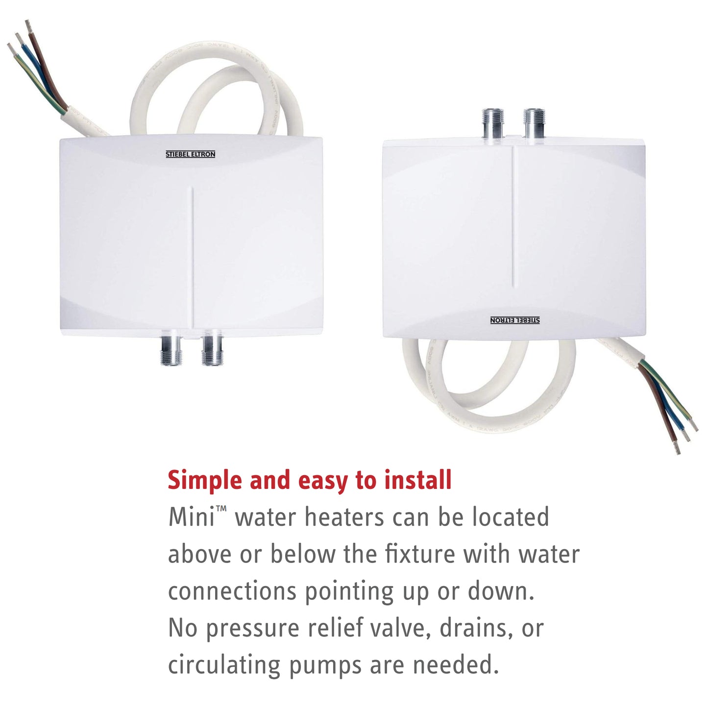 220816 - Mini 3-1 Point-Of-Use Tankless Water Heater for Handwashing