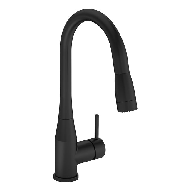 S-2302-MB-PD-1.5 - Sereno Kitchen Faucet - 1.5 GPM - Matte Black