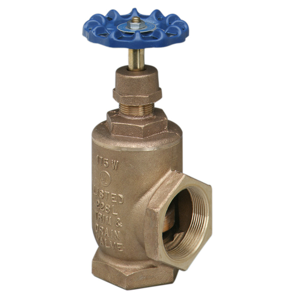 NL4BA0D - T301-W 2" Bronze Angle Valve - Fire Protection