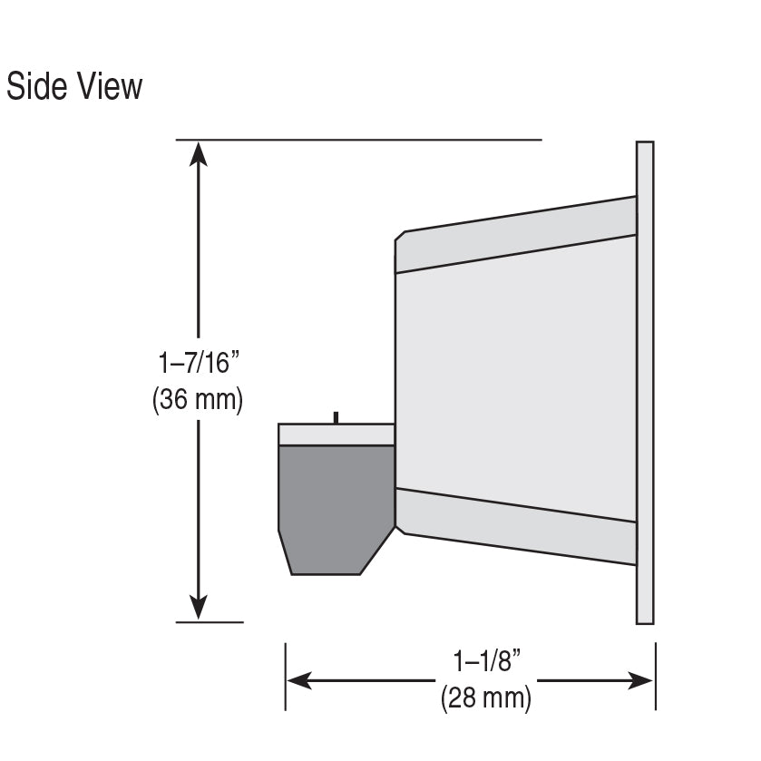 Tekmar 084 - Flush Mount Indoor Sensor