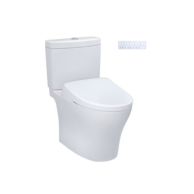 MW4464726CEMFGNA#01 - Aquia IV - Washlet+ S7 Two-Piece Toilet 1.28 & 0.9 GPF - Universial Height