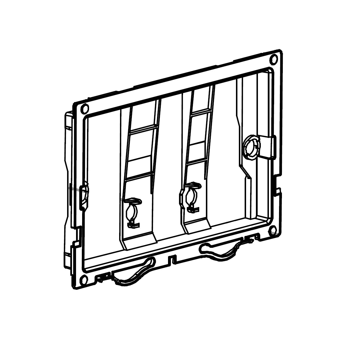 THU656-A - Panel Receiver For Push Plate