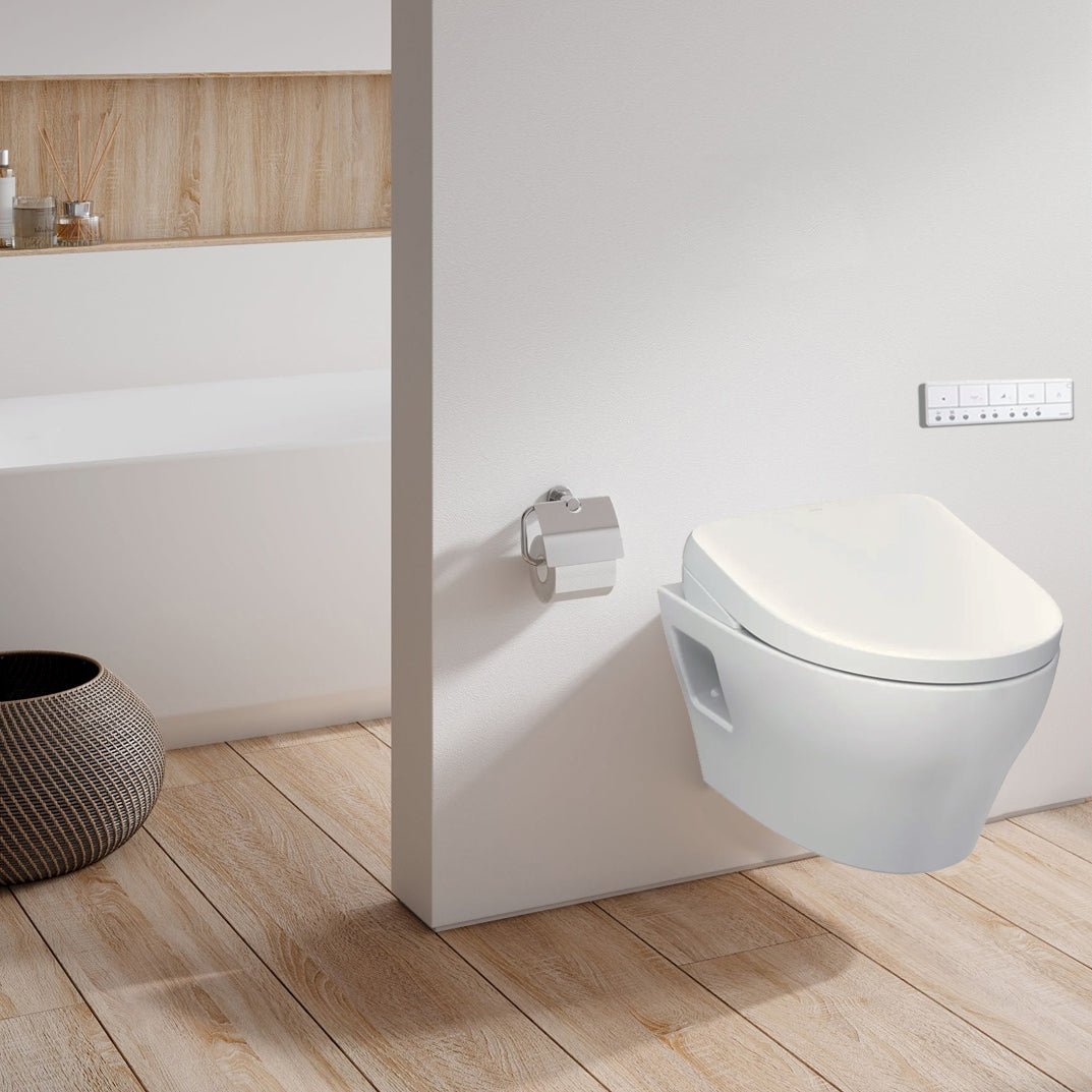 EP Washlet+ S7A Wall-Hung Toilet with DuoFit In-Wall Tank & Auto Open / Close / Flush