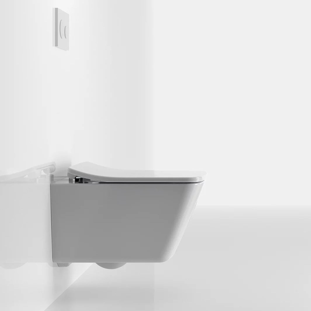 SP Wall-Hung Square Shaped Dual Flush Toilet with DuoFit In-Wall Tank