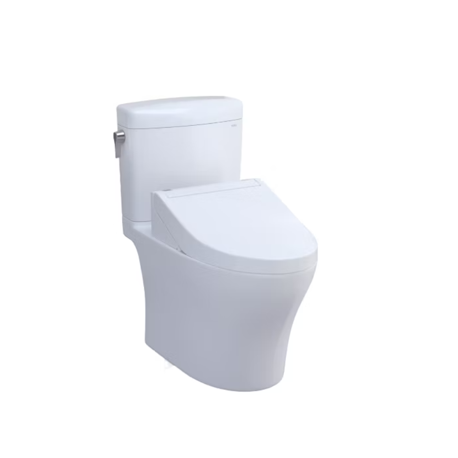 Toto MW4363084CEMFGN#01 - Aquia IV Cube - WASHLET+ C5 Two-Piece Toilet - 1.28 GPF & 0.9 GPF