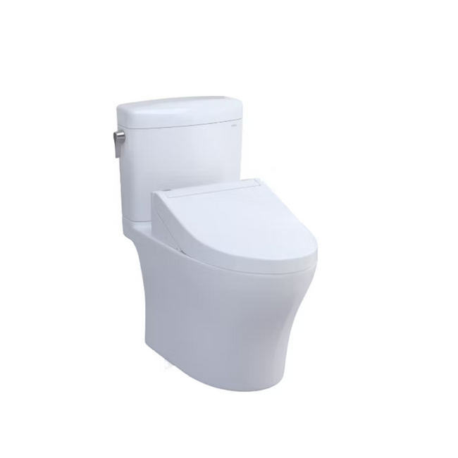 Toto Aquia IV Cube - WASHLET+ S550e Two-Piece Toilet - 1.28 GPF & 0.9 GPF