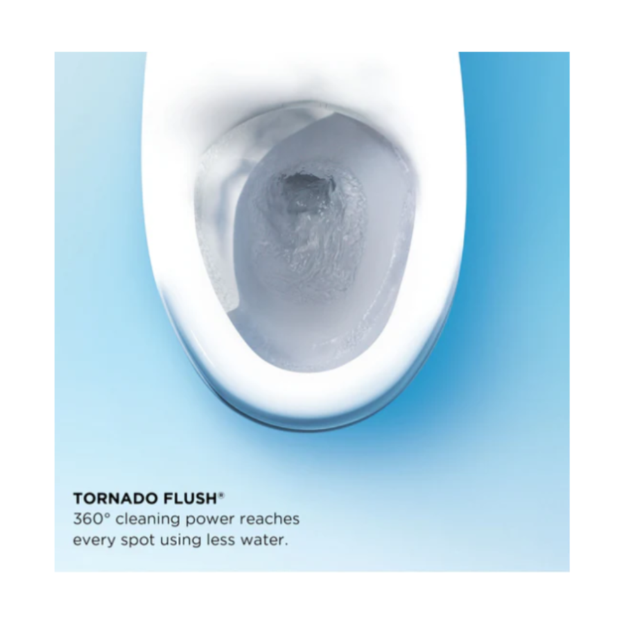 Toto MW4463046CEMFGNA#01 - Aquia IV WASHLET+ S500e Two-Piece Toilet - 1.28 GPF & 0.9 GPF - Universal Height