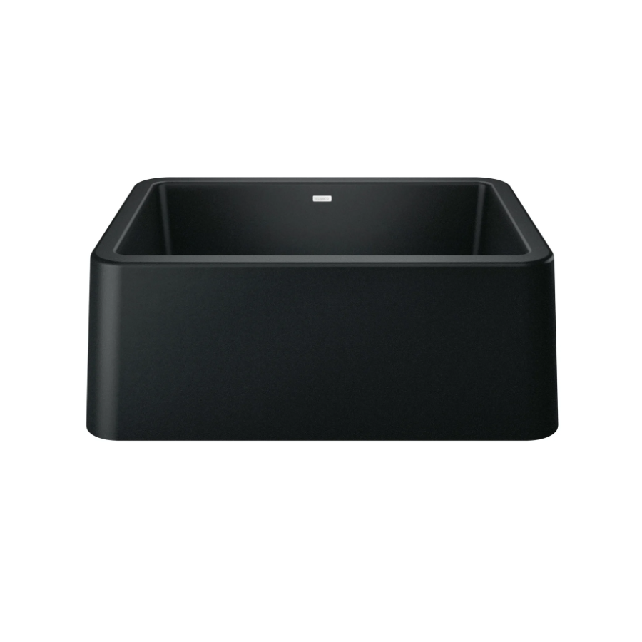 402531 - Ikon SILGRANIT 27" Single Bowl Apron-Front Farmhouse Sink - Coal Black