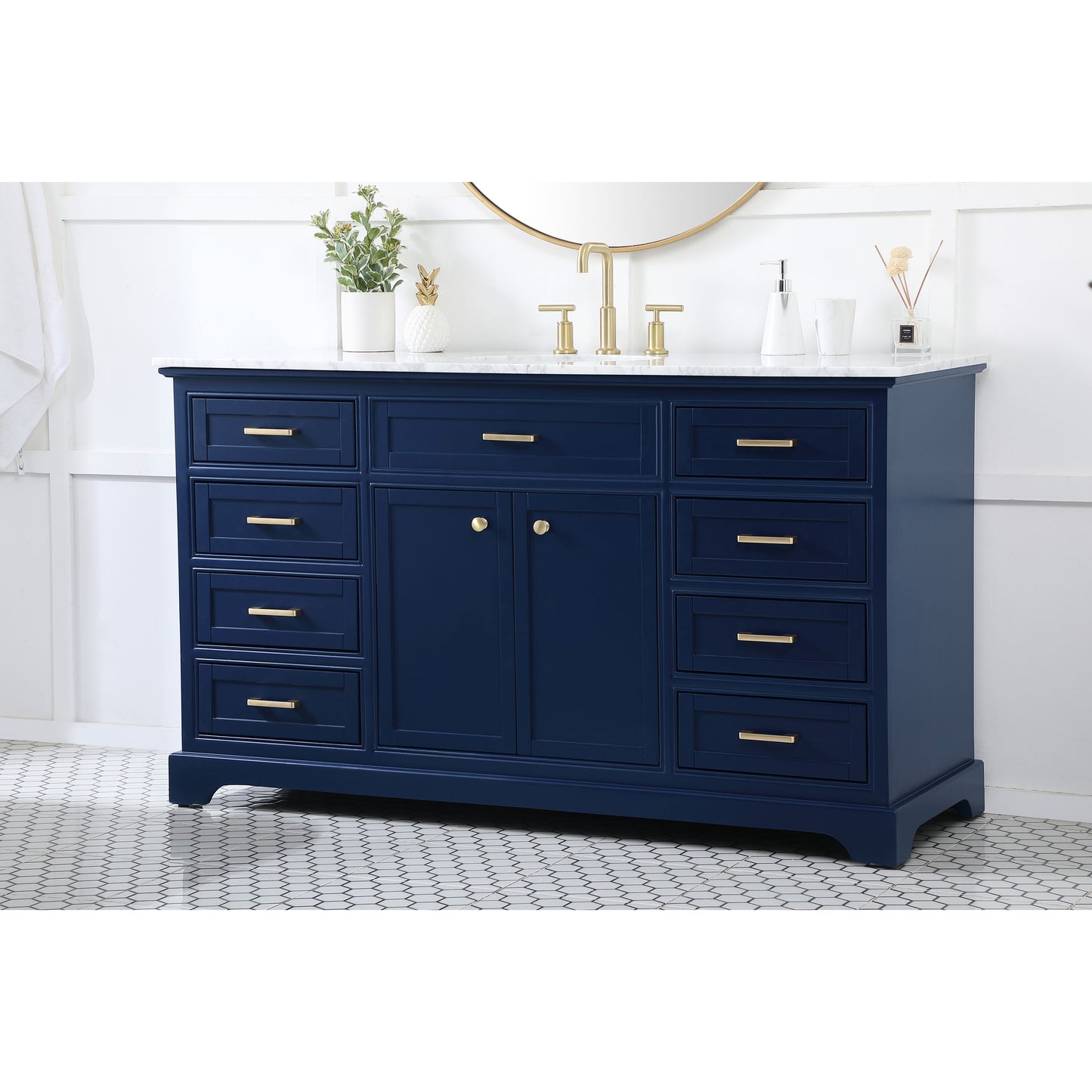 Americana 60" Single Bathroom Vanity Set