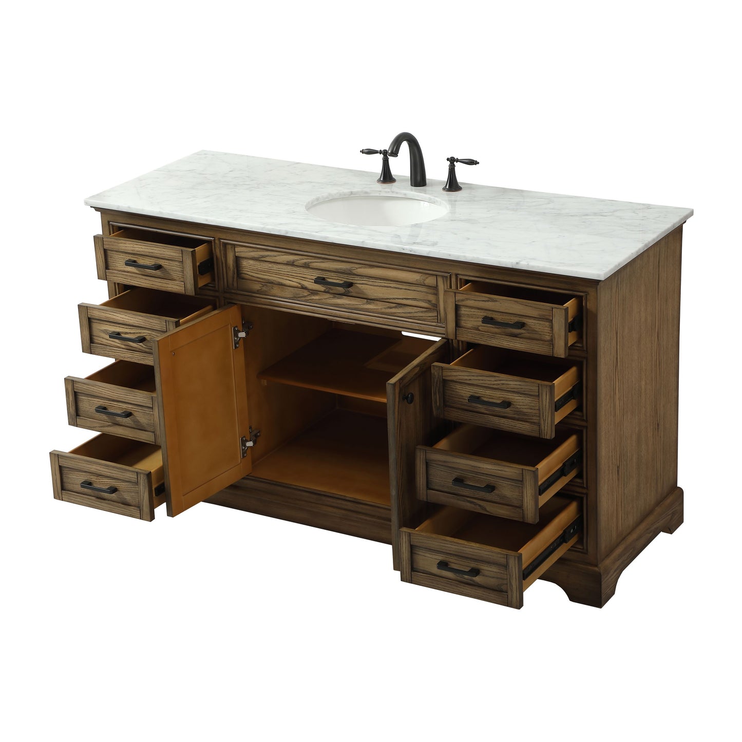 Americana 60" Single Bathroom Vanity Set