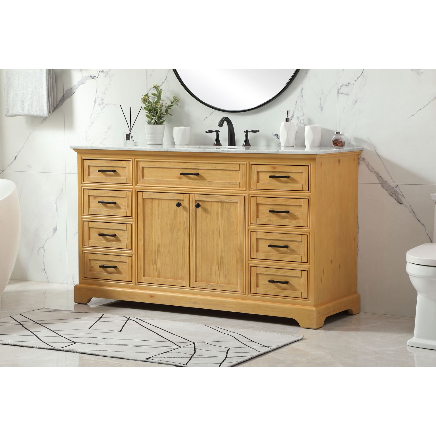 Americana 60" Single Bathroom Vanity Set