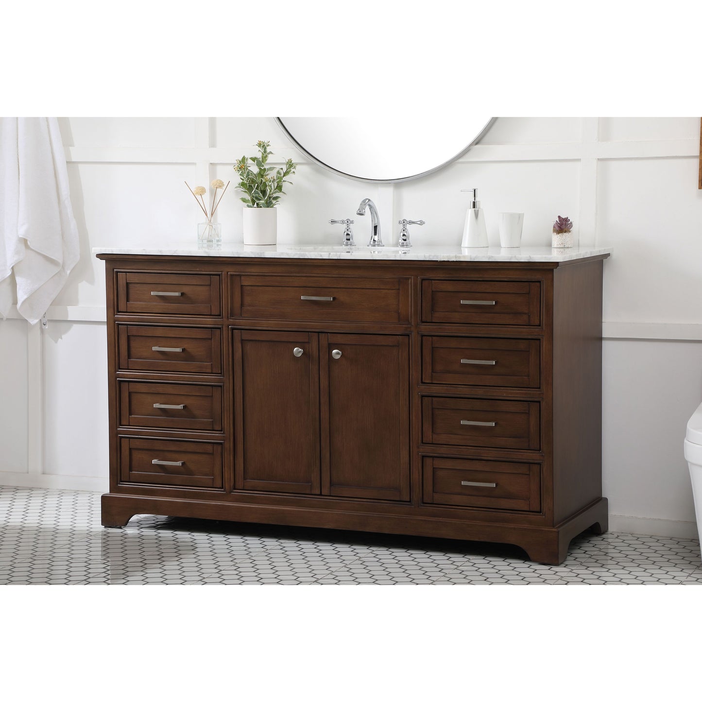 Americana 60" Single Bathroom Vanity Set