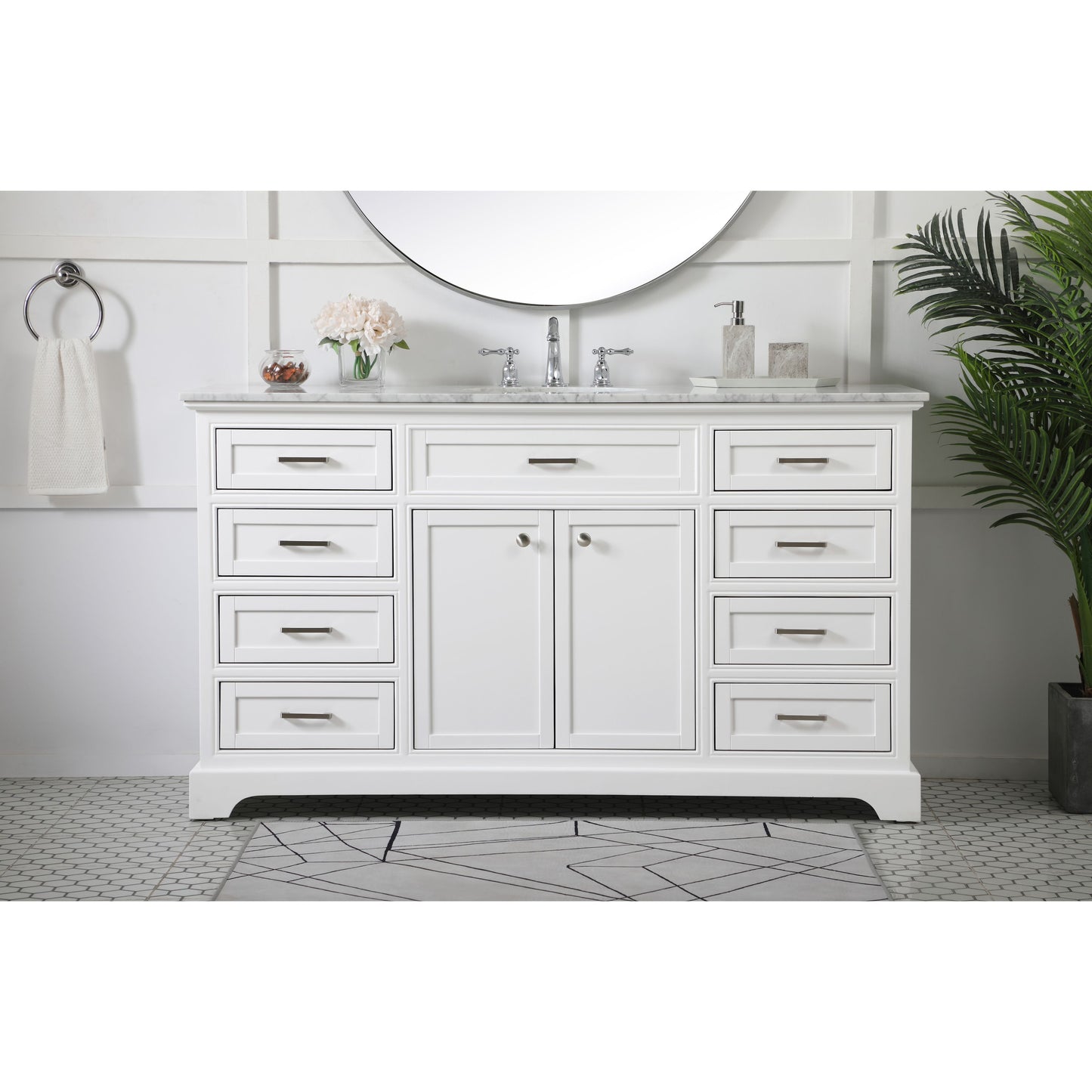 Americana 60" Single Bathroom Vanity Set