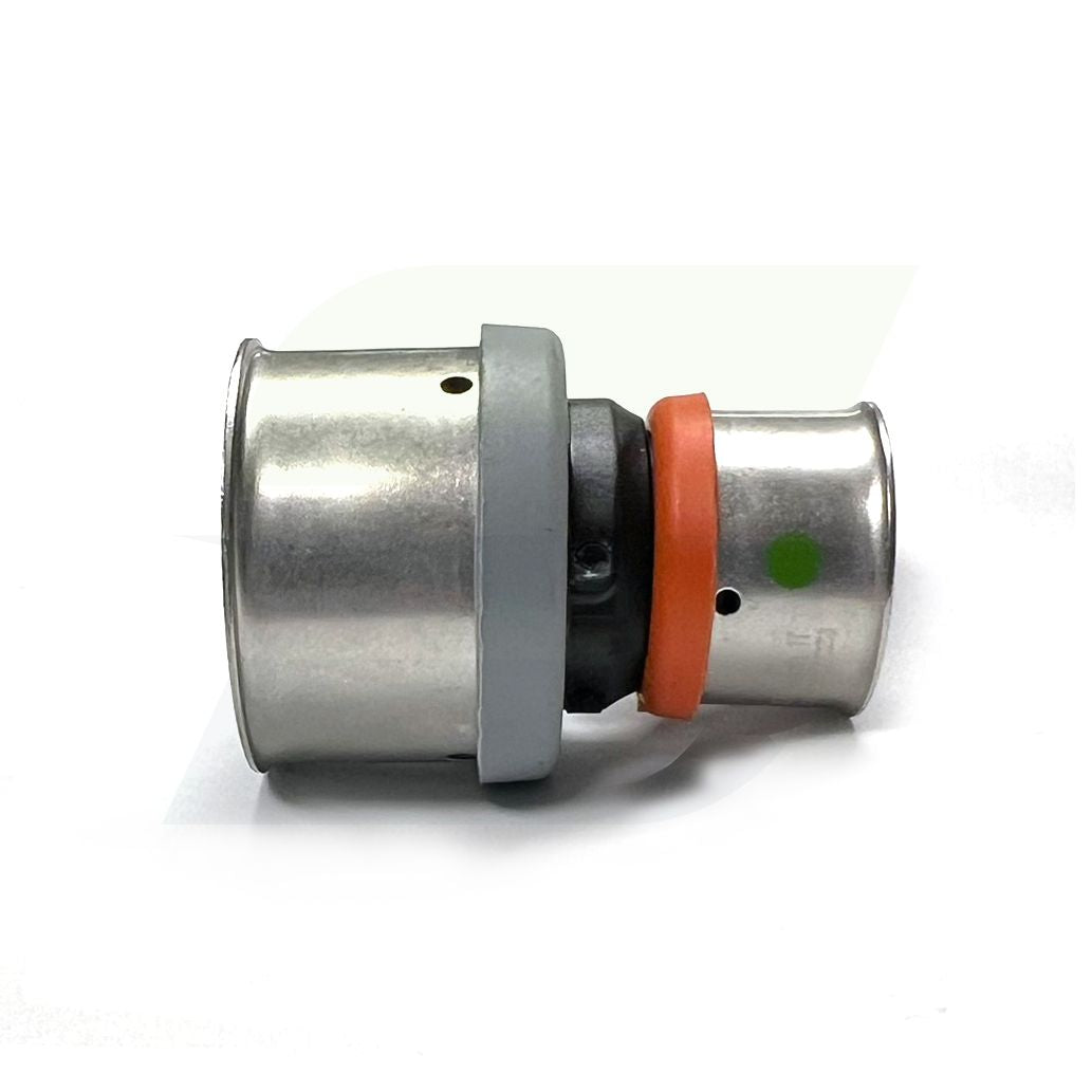 49358 - 1" x 1-1/2" PureFlow Press Coupling Zero Lead - Press x Press