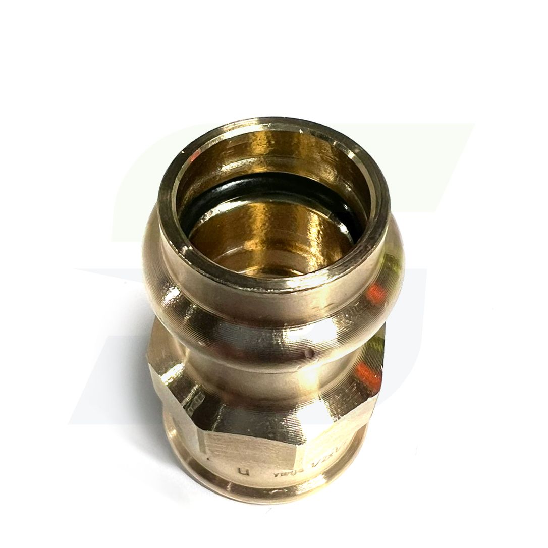 79315 - ProPress Zero Lead Bronze Adapter with Female 3/4" P x 3/4" Female NPT