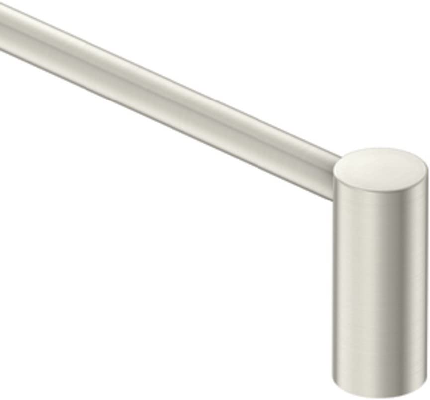 Moen YB0424BN - Align 24" Modern Single Towel Bar in Brushed Nickel