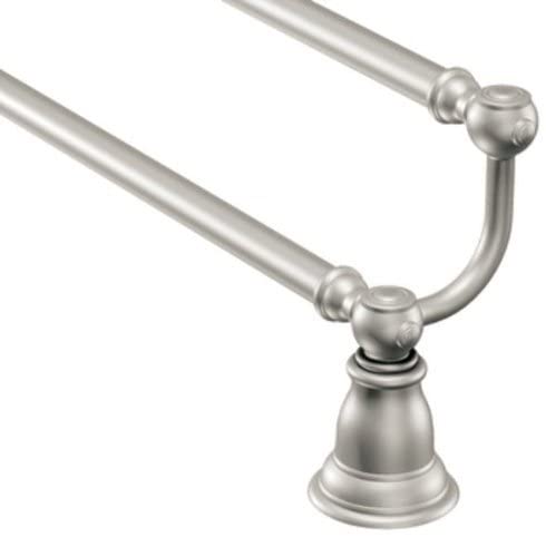 Moen YB5422BN - Kingsley 24" Double Towel Bar in Brushed Nickel