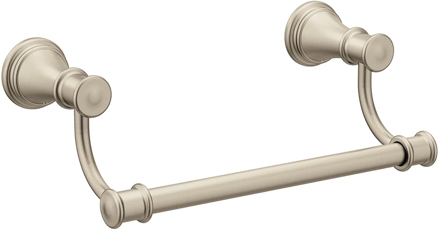 Moen YB6486BN - 9" Bathroom Hand Towel Bar in Brushed Nickel