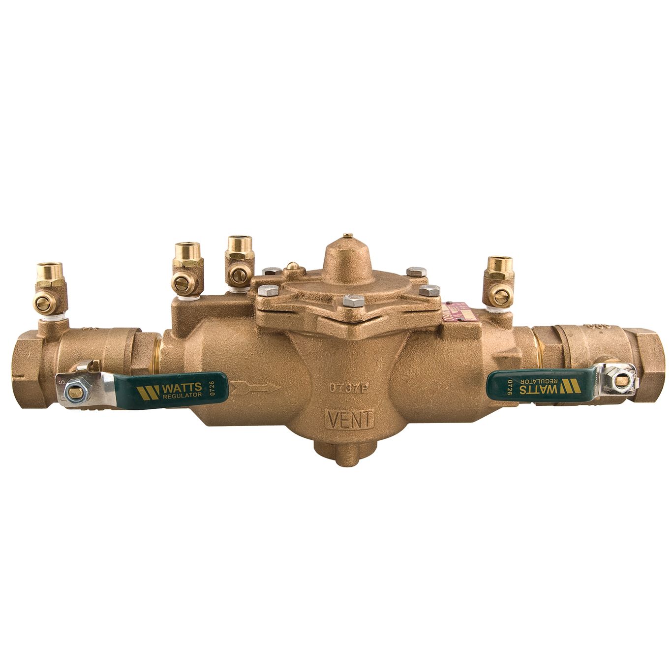 Watts 0063010 - 2 In Bronze Reduced Pressure Zone Assembly Backflow Preventer