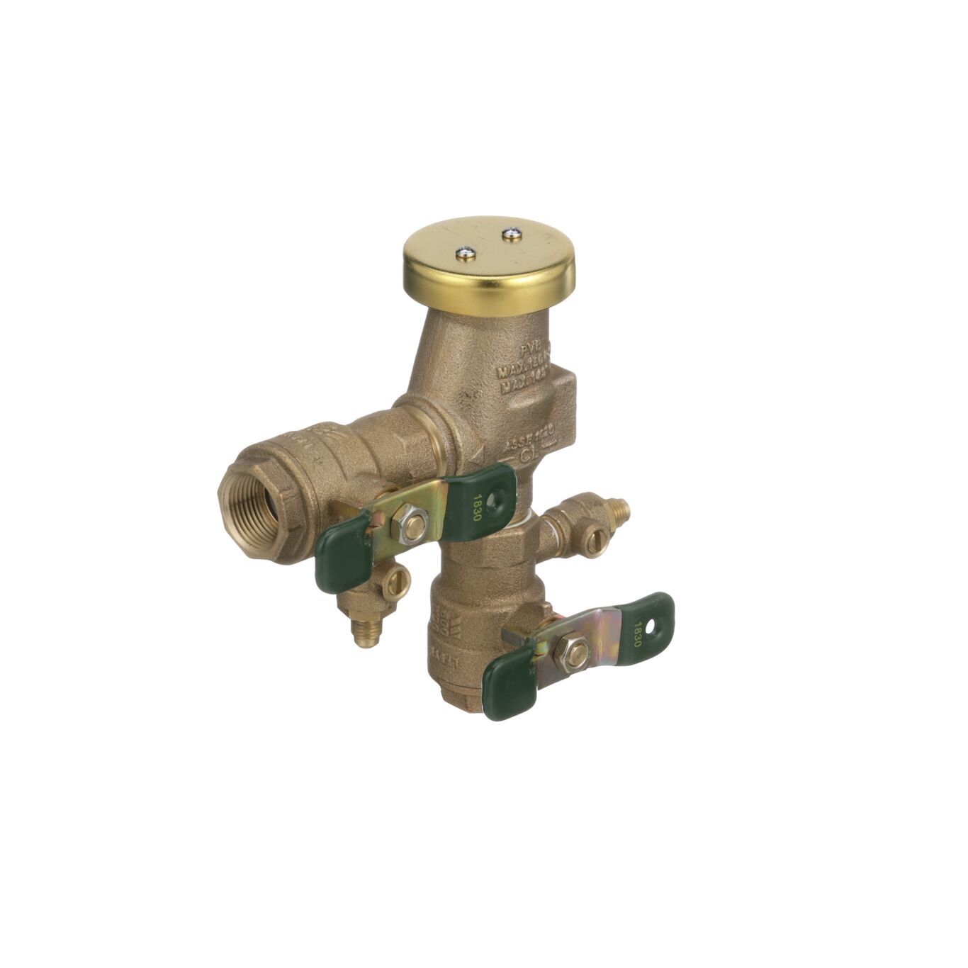 Watts 0388001 - 3/4 In Bronze Anti-Siphon Pressure Vacuum Breaker Back ...