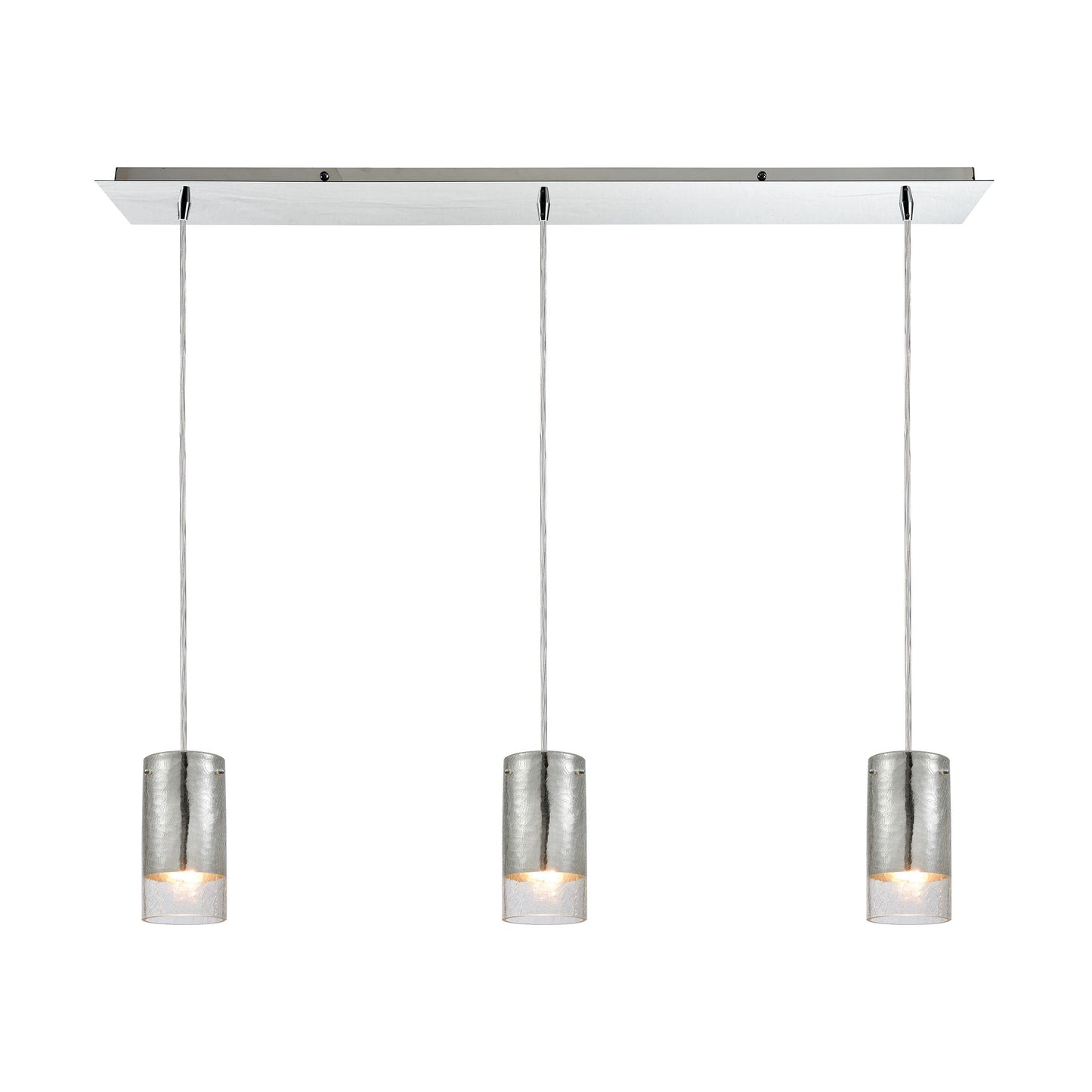 ELK Lighting 10570/3LP - Tallula 36" Wide 3-Light Linear Mini Pendant Fixture in Chrome with Chrome-