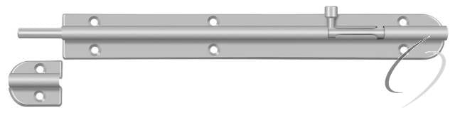 10BB32D 10" Barrel Bolt; Satin Stainless Steel Finish