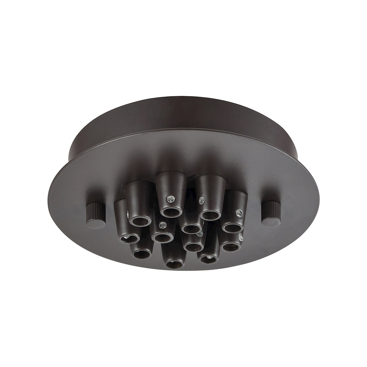 ELK Lighting Pendant Options 12 Light Small Round Canopy in Oil Rubbed Bronze