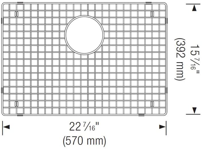 Stainless Steel Sink Grid (Precision & Precision 10 sinks 515822/819 & Quatrus 519547/442079)