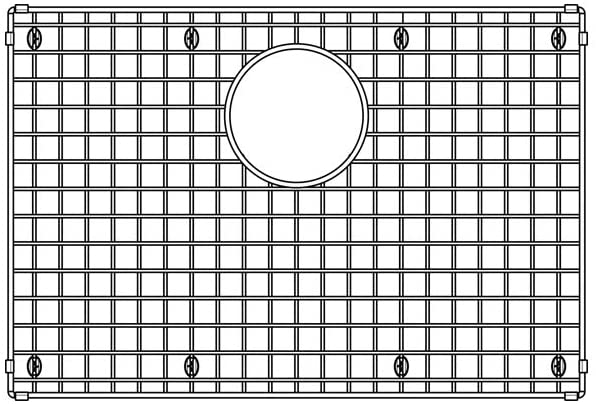 Precis Front Stainless Steel Center Sink Grid