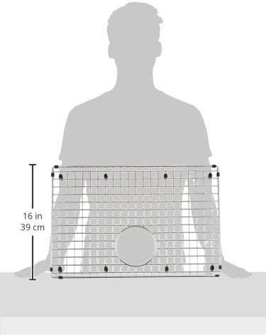 Precis Front Stainless Steel Center Sink Grid